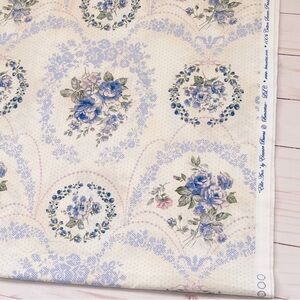 100% quilting cotton Eleanor Burns ELLIE ANN floral scallop print sewing 2 yards